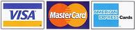 mastercard, visa, american express, and discover